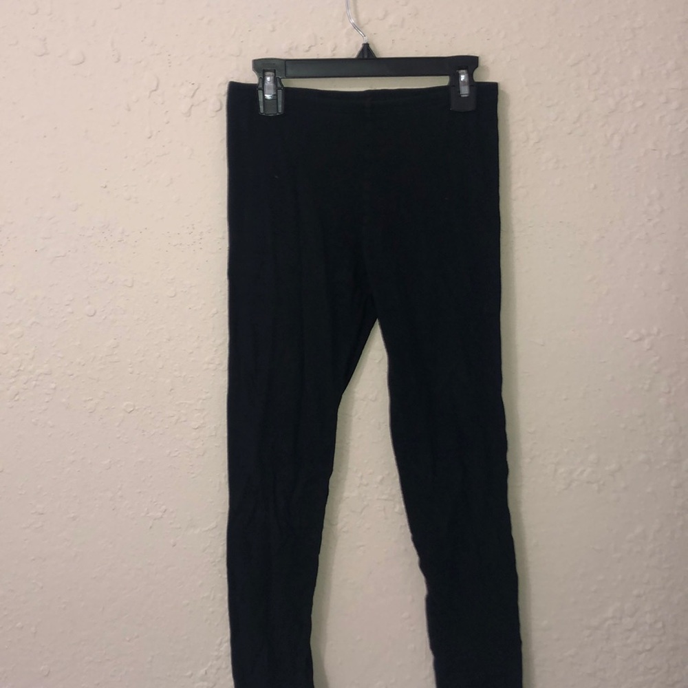 Girl’s 2 pack basic black old navy leggings